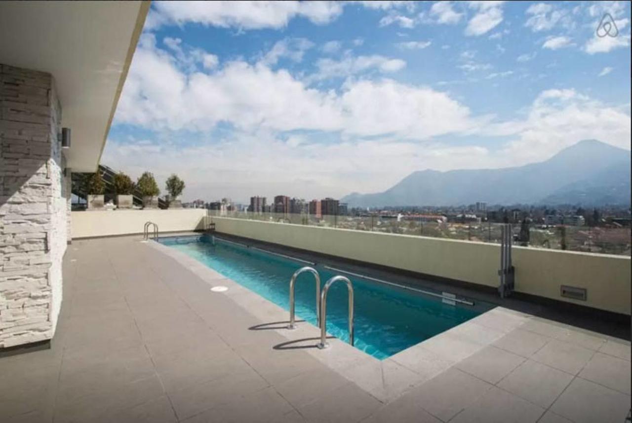 Lotus Blanc Studio- W/ Mountain View, Pool And Gym Santiago Eksteriør bilde