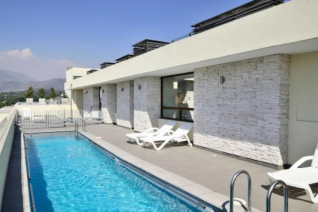 Lotus Blanc Studio- W/ Mountain View, Pool And Gym Santiago Eksteriør bilde